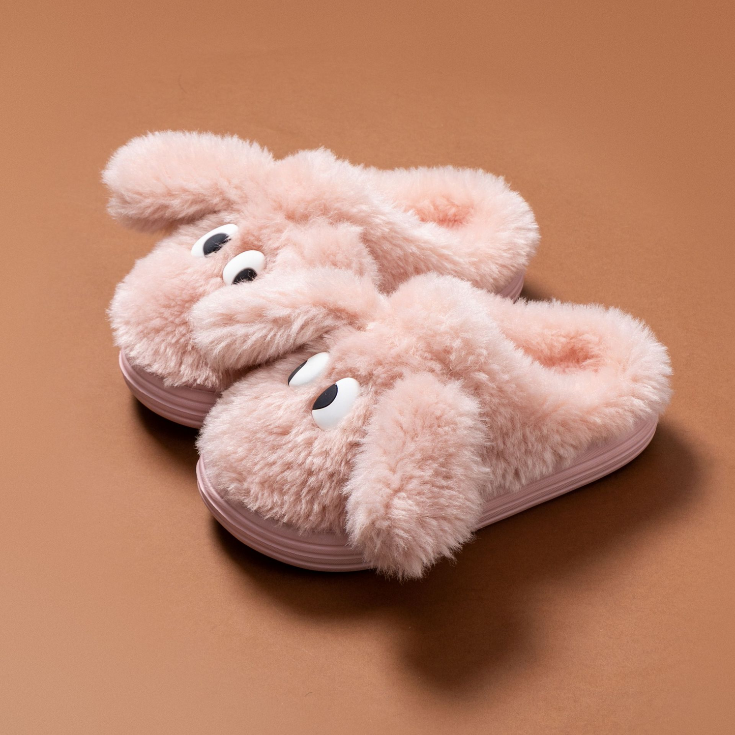 Girls Cute Animal Bunny Furry slippers