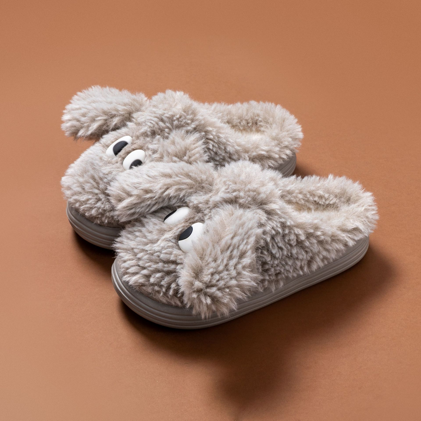 Girls Cute Animal Bunny Furry slippers